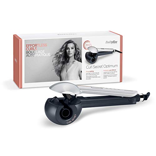 BaByliss Curl Secret Optimum C1600E Rizador de pelo automático, todo tipo de rizos y ondas, más fácil y rápido, resultados duraderos,...
