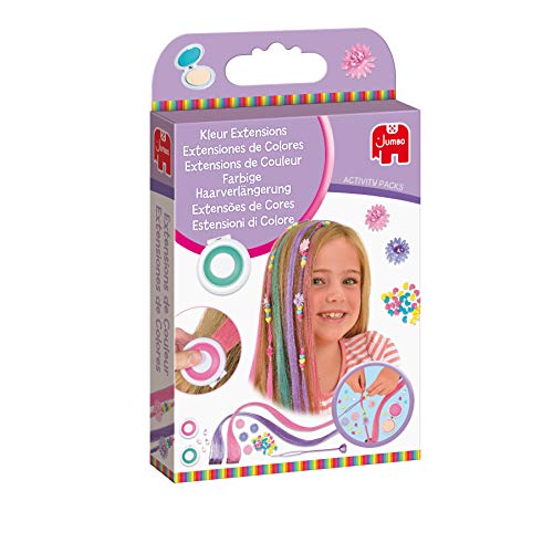 Jumbo - Extensiones de Colores - Kit de peluquería para niños y niñas a partir de 6 años