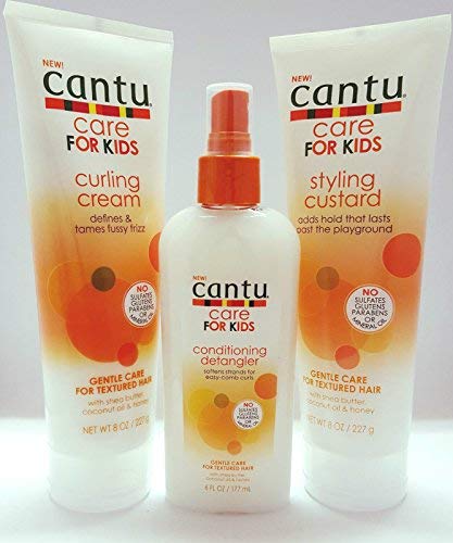 Cantu Care For Kids - Crema de pelo para niños (3 unidades)