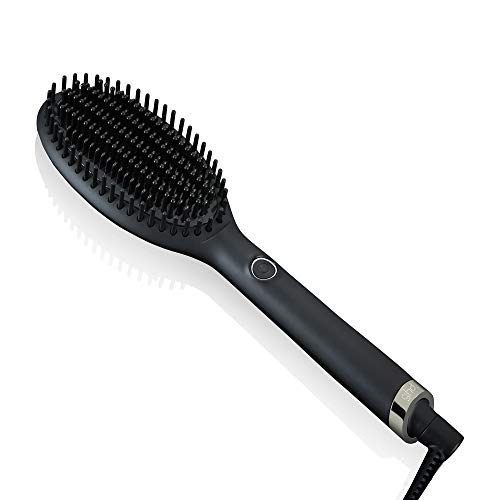 ghd glide - Cepillo eléctrico alisador de pelo con tecnología iónica, negro